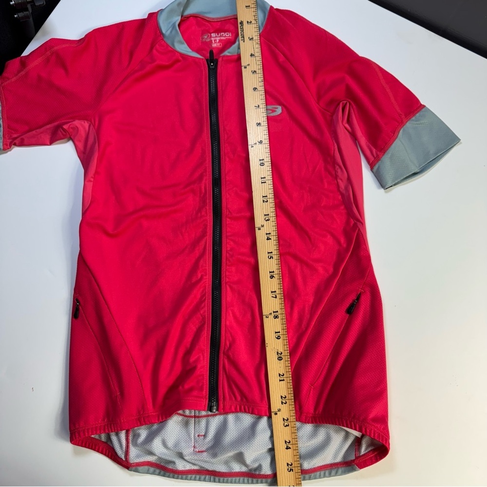 SUGOi RS Century Zap Short-Sleeve Cycling Jersey - Women's Pink/Gray Size Small - Picture 12 of 13